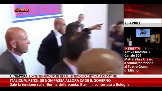 Italicum, Renzi: se non passa allora cade il Governo