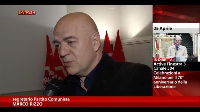 25 aprile, il commento di Marco Rizzo (Partito Comunista)
