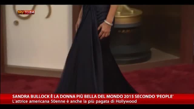 Sandra Bullock è donna più bella del mondo 2015 per People