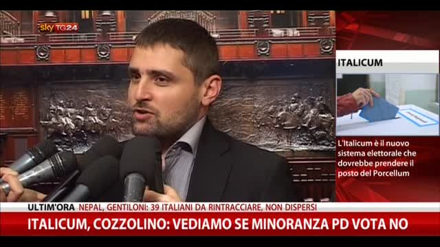 Italicum, Cozzolino: vediamo se minoranza Pd vota no