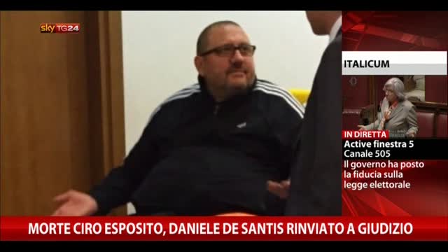 Morte Ciro Esposito, Daniele De Santis rinviato a giudizio