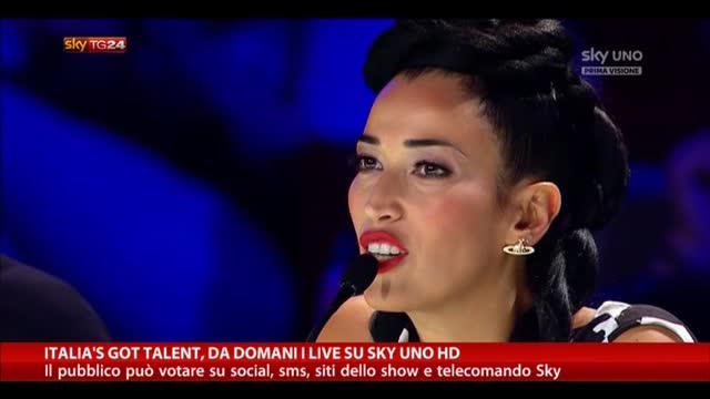 Italia's Got Talent, da domani i live su SkyUnoHD