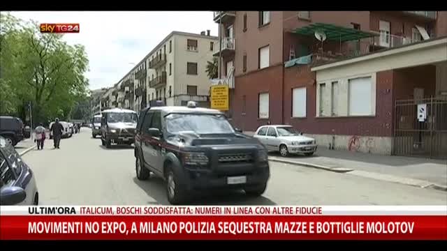Movimenti No Expo, a Milano sequestrate bottiglie molotov