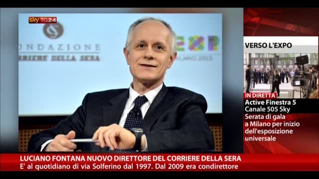Luciano Fontana nuovo direttore dl Corriere della Sera