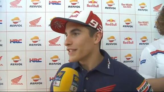Marquez: "Ho fastidio al dito, spingerò domenica in gara"