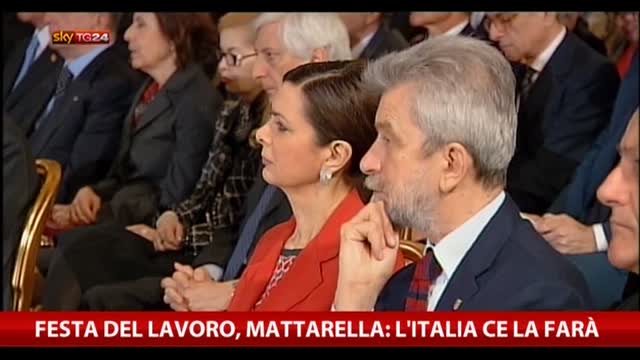 Festa del lavoro, Mattarella: l'Italia ce la farà