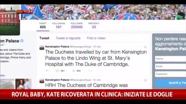 Royal baby, Kate ricoverata in clinica: iniziate le doglie