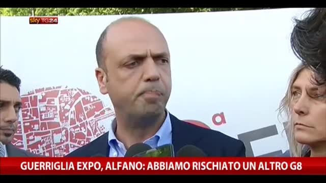 Guerriglia Expo, Alfano: abbiamo rischiato un altro G8