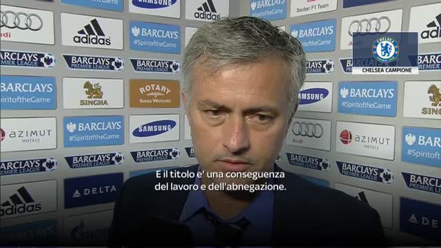 Chelsea campione, le parole di Mourinho