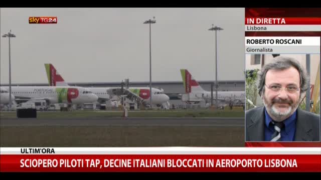 Sciopero piloti Tap, italiani bloccati in aeroporto Lisbona