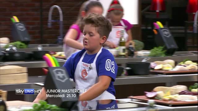 Junior MasterChef Italia - mercoledì alle 21.10
