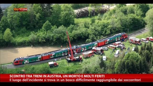 Scontro tra treni in Austria, un morto e molti feriti