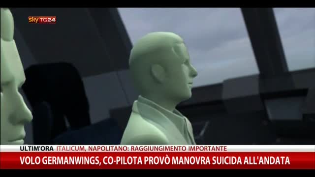 Germanwings, Lubitz provò una manovra suicida all'andata