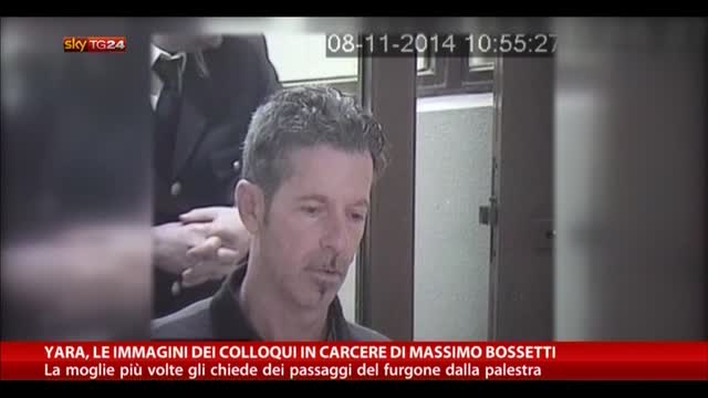Yara, immagini dei colloqui in carcere di Massimo Bossetti