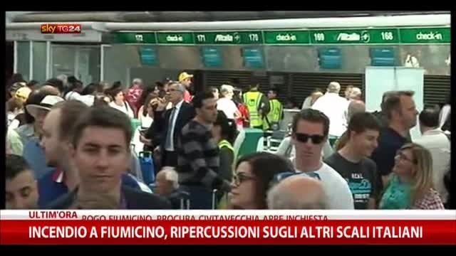 Incendio a Fiumicino, ripercussioni sugli italiani