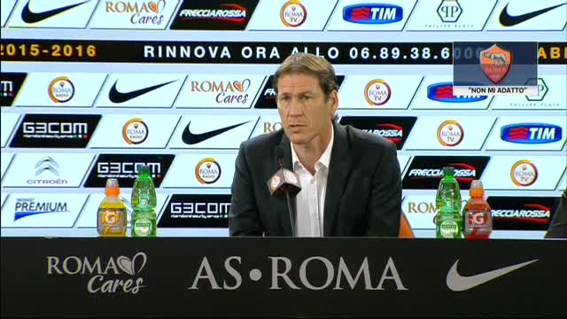 Roma, Garcia: "Non mi adatto all'avversario"