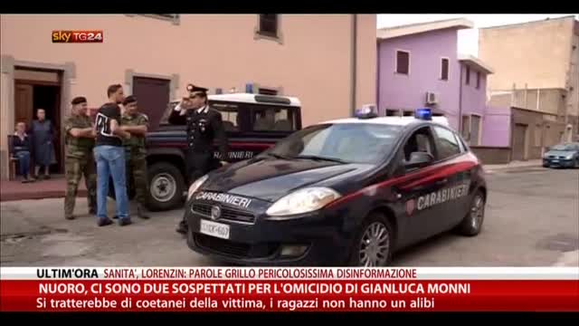 Nuoro, due sospettati per l'omicidio di Gianluca Monni
