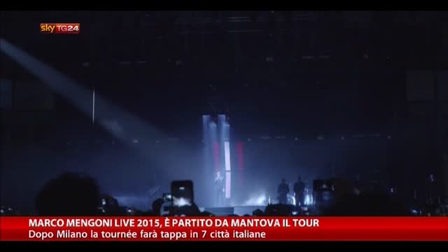 Marco Mengoni Live 2015, è partito da Mantova il tour