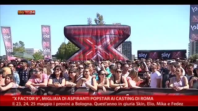 X Factor 9, migliaia di aspiranti popstar ai casting di Roma