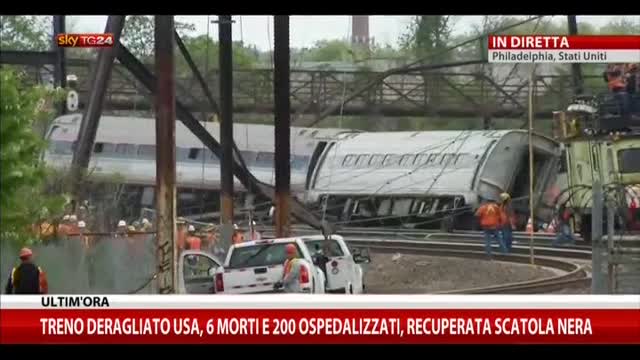 Treno deragliato Usa, 6 morti e 200 ospedalizzati