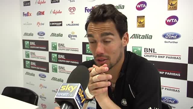 Atp Roma, Fognini esce a testa alta