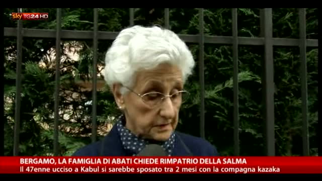 Bergamo, la famiglia di Abati chiede rimpatrio della salma