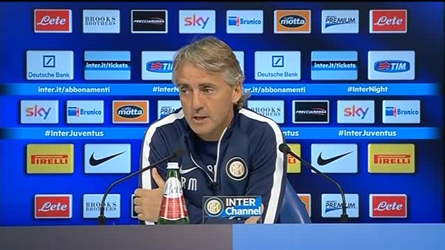 Mancini: "Juve piena di riserve? Sarà comunque difficile"