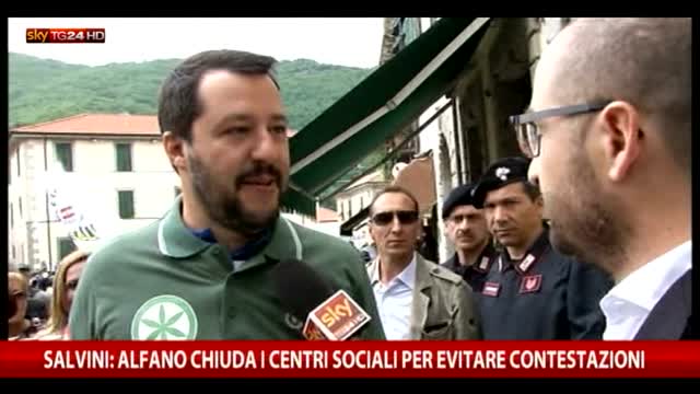 Salvini a Sky TG24: “Chiudere i centri sociali abusivi”
