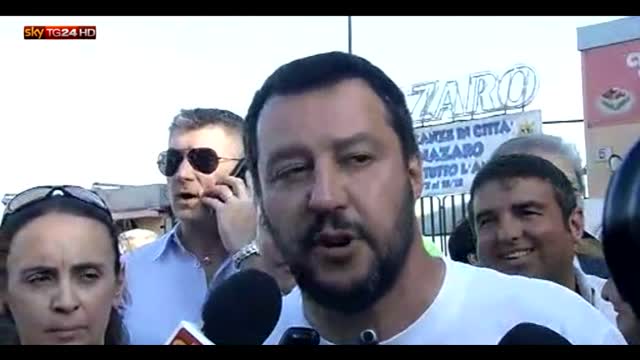 Salvini: contestazione dei disadattati dei centri sociali