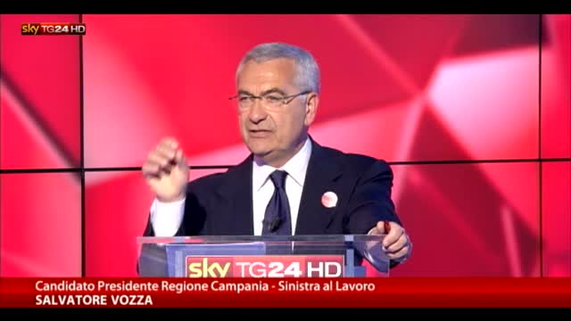 Regionali Campania, i candidati a confronto su Sky TG24
