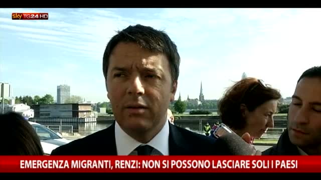 Migranti, Renzi: "C'è spazio per trovare intesa"