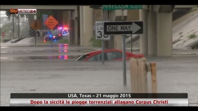 Usa, Texas: maltempo con inondazioni