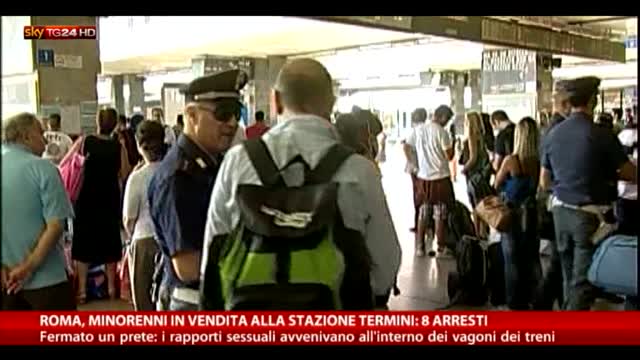 Roma, adescavano minorenni alla stazione Termini: 8 arresti