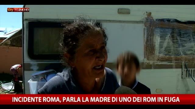 Incidente Roma, parla la madre di uno dei rom in fuga