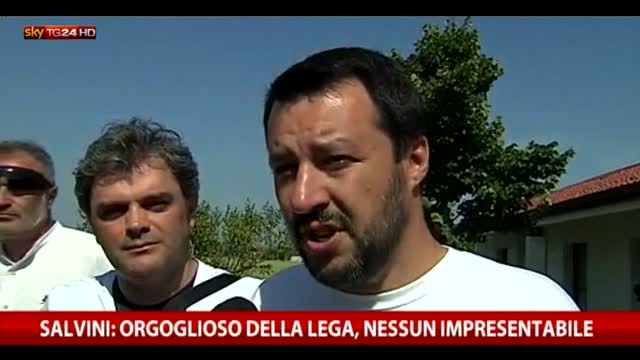 Salvini: orgoglioso della Lega, nessun impresentabile