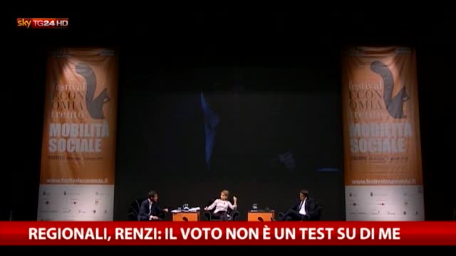Regionali, Renzi: il voto non è un test su di me 