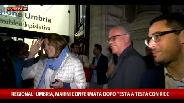 Regionali, Marini confermata in Umbria
