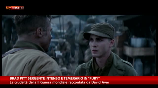 Brad Pitt sergente intenso e teremeraio in Fury