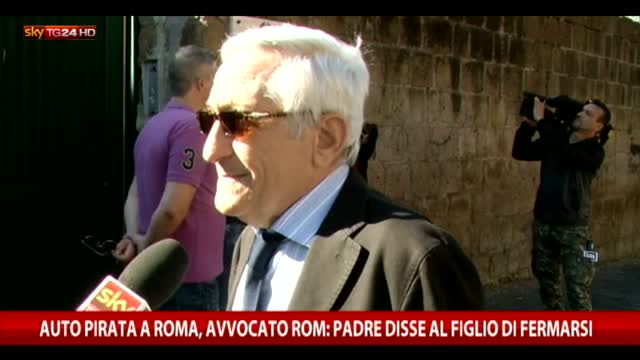 Auto pirata Roma, avvocato rom: "Nessun altro a bordo"