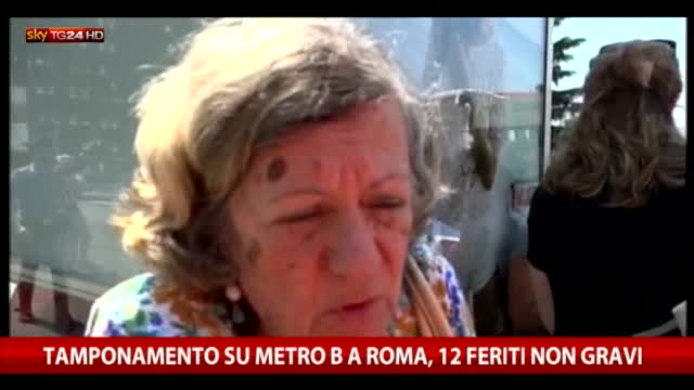 Incidente metro Roma, le testimonianze dei passeggeri
