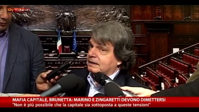 Mafia Capitale, Brunetta: Marino e Zingaretti si dimettano
