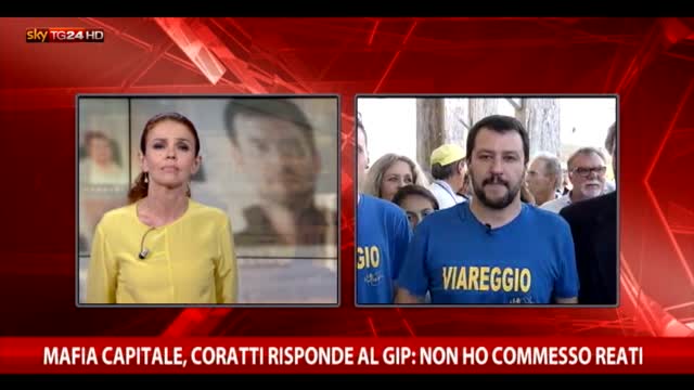 Salvini: "Marino onesto, ma inadatto come sindaco" 