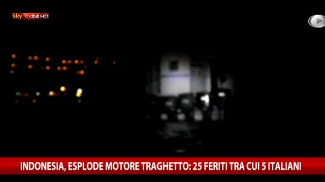 Esplode motore traghetto in Indonesia