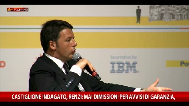 Mafia Capitale, Renzi: Mai dimissioni per avvisi di garanzia