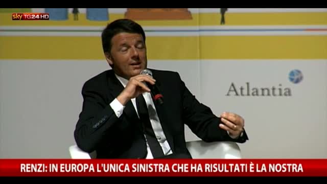 Renzi: Pd unica sinistra che vince in Europa 