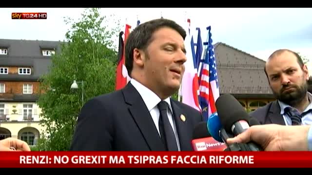 Renzi: "No Grexit ma Tsipras faccia riforme"