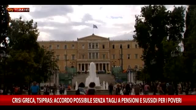 Grecia, Tsipras: accordo possibile, no a taglio pensioni