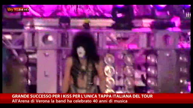 Grande successo per i Kiss per l'unica tappa italiana