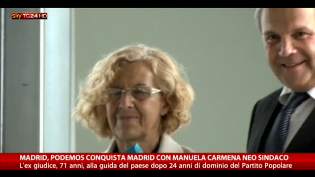 Podemos conquista Madrid: Manuela Carmena sindaco