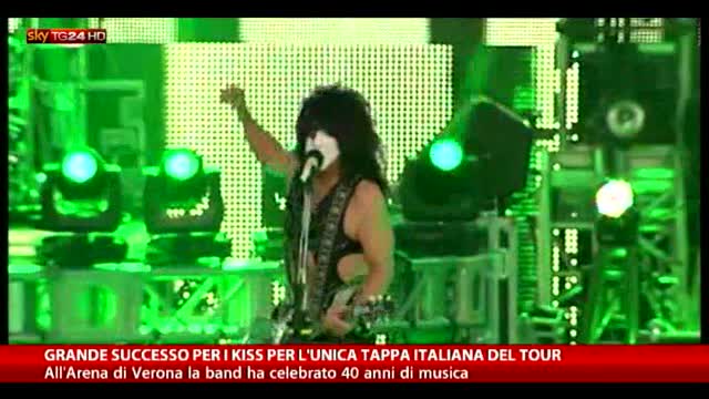 Grande successo per i Kiss per l'unica tappa italiana 